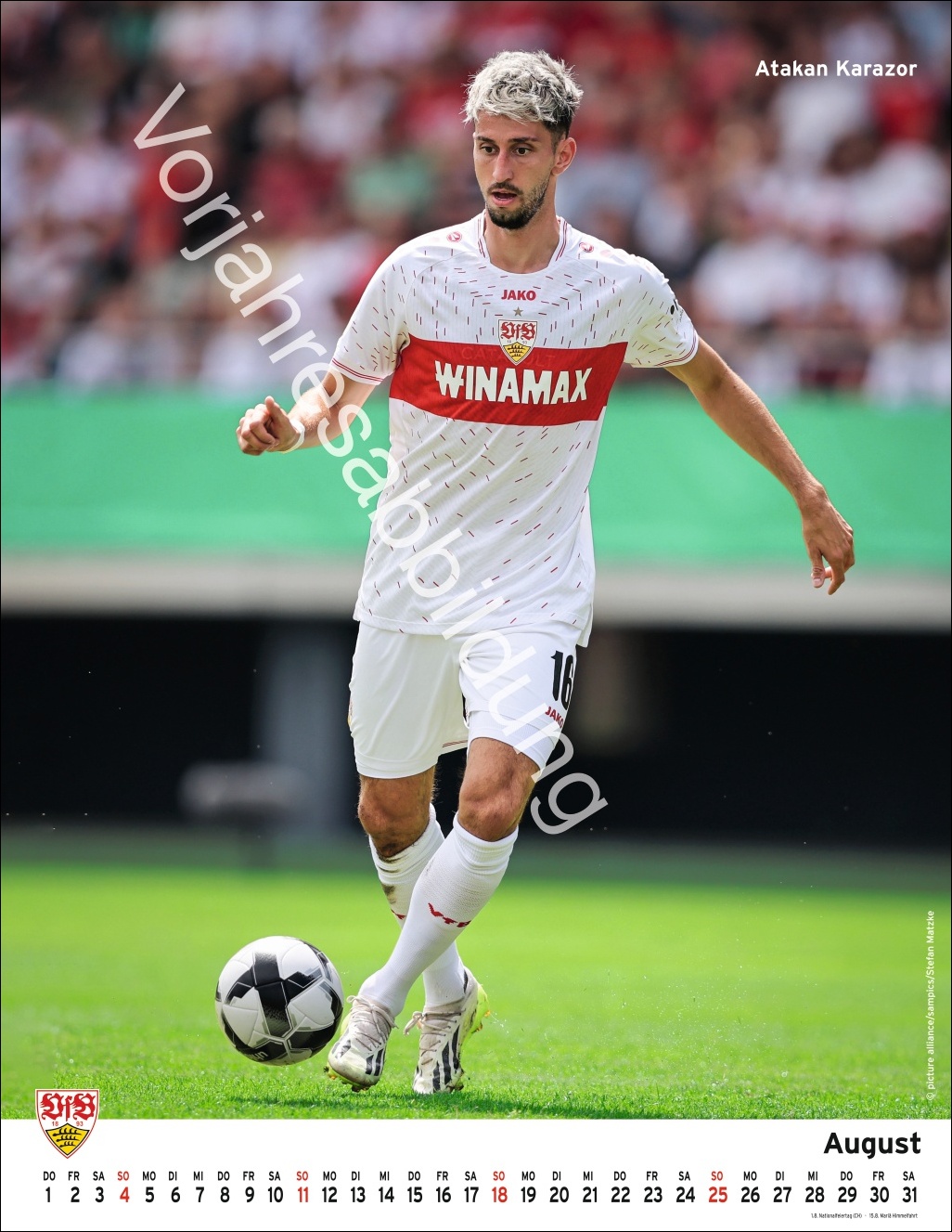 Kalender VfB Stuttgart Posterkalender 2025 online kaufen