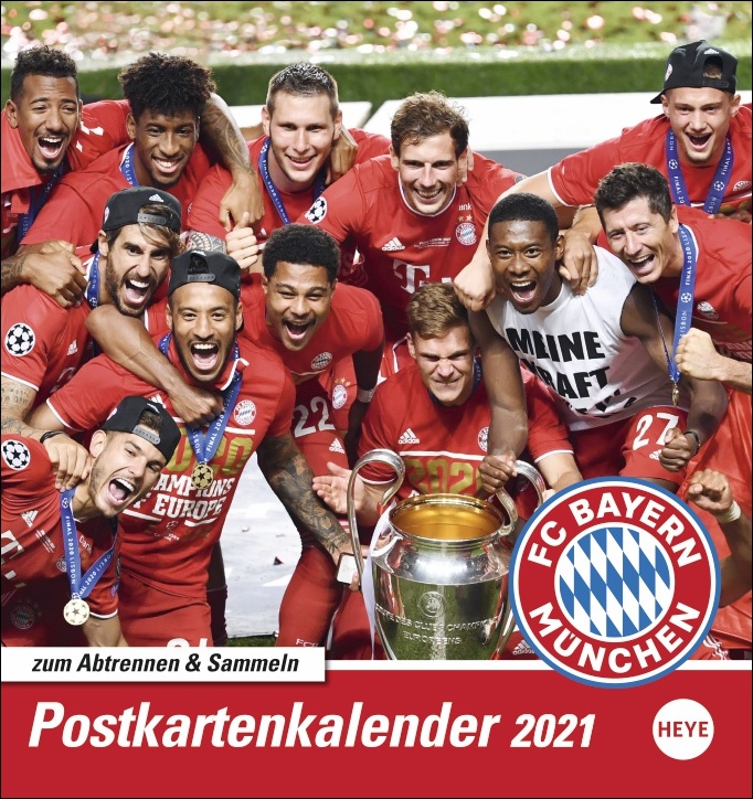 Neue FC Bayern München Kalender für 2021 bei Heye - Athesia