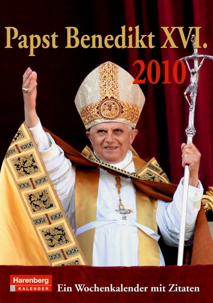 Harenberg Wochenkalender Papst Benedikt XVI 2010, Cover